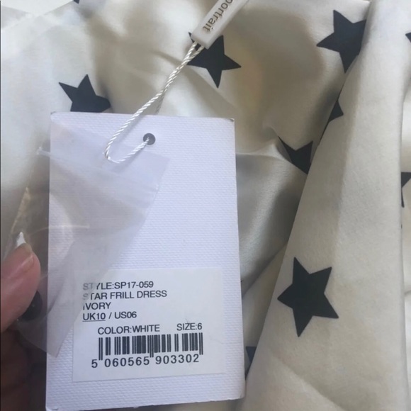 NWT Self Portrait star print dress - Picture 6 of 7